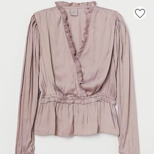 Pink Satin Blouse